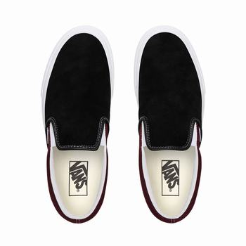 Damske Slip On Tenisky Vans P&C Classic Čierne/Kráľovská Modrá VA98HWINZ